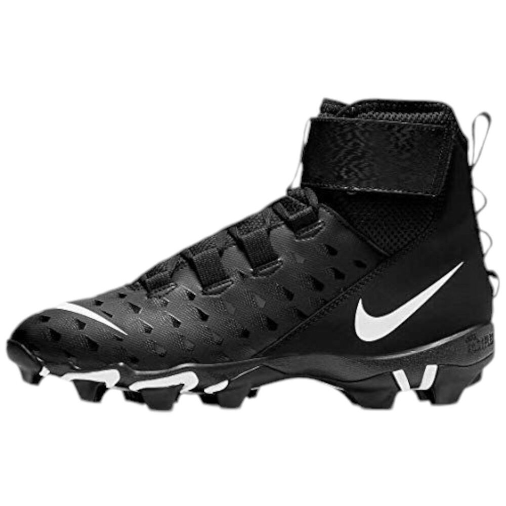 Nike Force‎ Savage Shark 2 Football Cleats AQ7722-001 Black/White Size 10 NEW